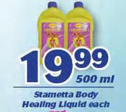 Stametta Body Healing Liquid-500ml Each