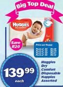 Huggies Dry Comfort Disposable Nappies-Each