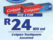 Colgate Toothpaste-2X100ml