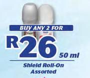 Shield Roll On-2X50ml