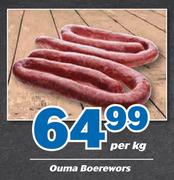 Ouma Boerewors-Per kg