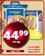 Cambridge Food Super Maize Meal-10kg