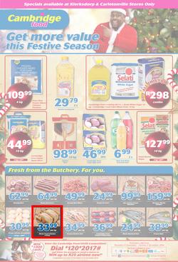 Cambridge Food Klerksdorp & Carletonville : November Month End (22 Nov - 4 Dec 2018), page 1