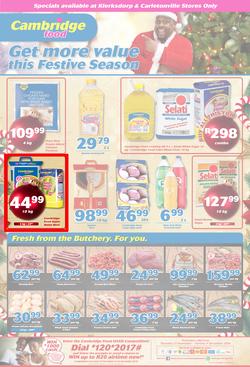Cambridge Food Klerksdorp & Carletonville : November Month End (22 Nov - 4 Dec 2018), page 1
