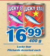 Lucky Star Pilchards-400g Each