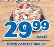 Black Forest Cake-6" Each
