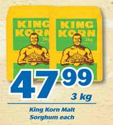 King Korn Malt Sorghum-3kg Each