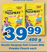 Nestle Nespray Full Cream Milk Powder Pouch-400g Each