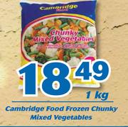 Cambridge Food Frozen Chunky Mixed Vegetables-1kg