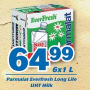 Parmalat Everfresh Long Life UHT Milk-6x1Ltr