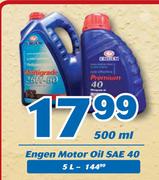 Engen Motor Oil SAE 40-5Ltr