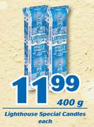 Lighthouse Special Candles-400g Each