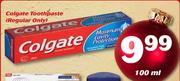 Colgate Toothpaste Regular-100ml