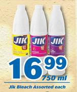 Jik Bleach-750ml Each