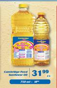 Cambridge Food Sunflower Oil-2Ltr