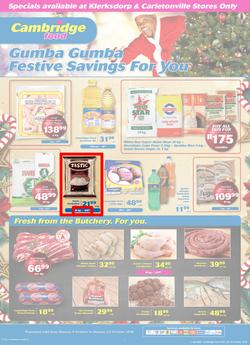 Cambridge Food Klerksdorp & Carletonville (9 Oct - 22 Oct 2018), page 1