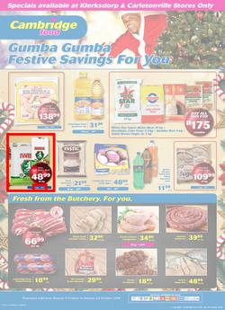 Cambridge Food Klerksdorp & Carletonville (9 Oct - 22 Oct 2018), page 1