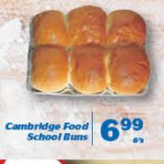 Cambridge Food School Buns-6's