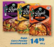 Rajah Curry Powder-100g Each
