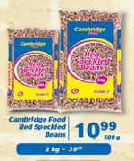 Cambridge Food Red Speckled Beans-500g