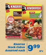 Knorrox Stock Cubes-12's Each