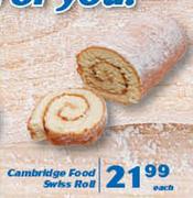 Cambridge Food Swiss Roll-Each