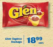 Glen Tagless Teabags-100's