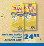 Ultra Mel Vanilla Custard-1Ltr Each