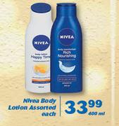 Nivea Body Lotion-400ml Each