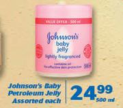 Johnson’s Petroleum Jelly-500ml Each