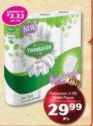 Twinsaver 2-Ply Toilet Paper 9’s