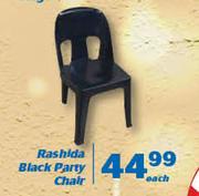 Rashida Black Party Chair-Each
