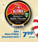 Kiwi Shoe Polish-25ml Each