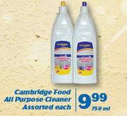 Cambridge Food All Purpose Cleaner Assorted-750ml Each