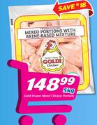 Goldi Frozen Mixed Chicken Portions-5Kg