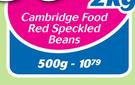 Cambridge Food Red Speckled Beans-500g