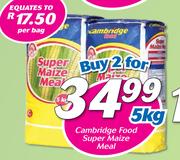 Cambridge Food Super Maize Meal-2x5Kg