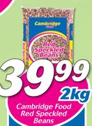 Cambridge Food Red Speckled Beans-500g
