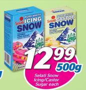 Selati Snow Icing/Castor Sugar-500g Each