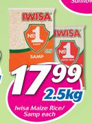 Iwisa Maize Rice/Samp-2.5Kg Each