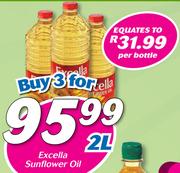 Excella Sunflower Oil-3x2Ltr