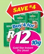 Gold Star Instant Dry Yeast-4x10g