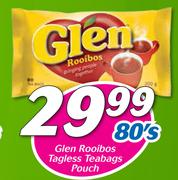 Glen Rooibos Tagless Teabags Pouch-80's Pack