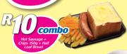 Hot Sausage + Chips 150g + Half Loaf Bread Combo