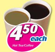 Hot Tea/Coffee-Each