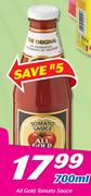 All Gold Tomato Sauce-700ml