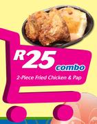 2Piece Fried Chicken & Pap Combo