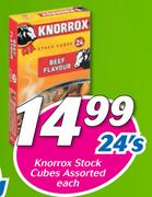 Knorrox Stock Cubes Assorted-24's Pack