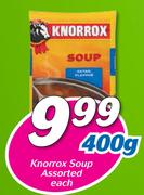 Knorrox Soup Assorted-400g