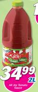 All Joy Tomato Sauce-2Ltr